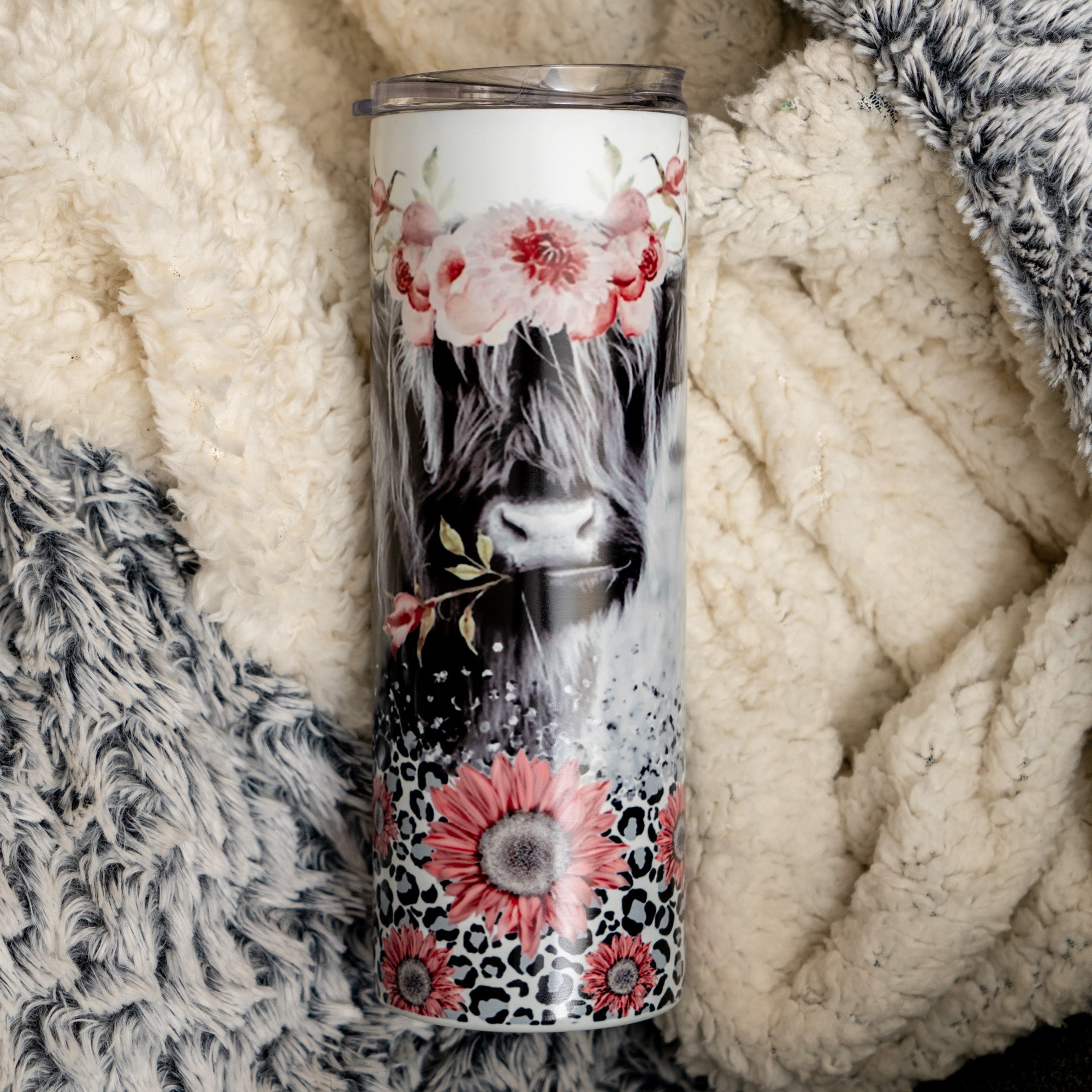 Sublimated 20oz Skinny Tumbler from MakerFlo Crafts