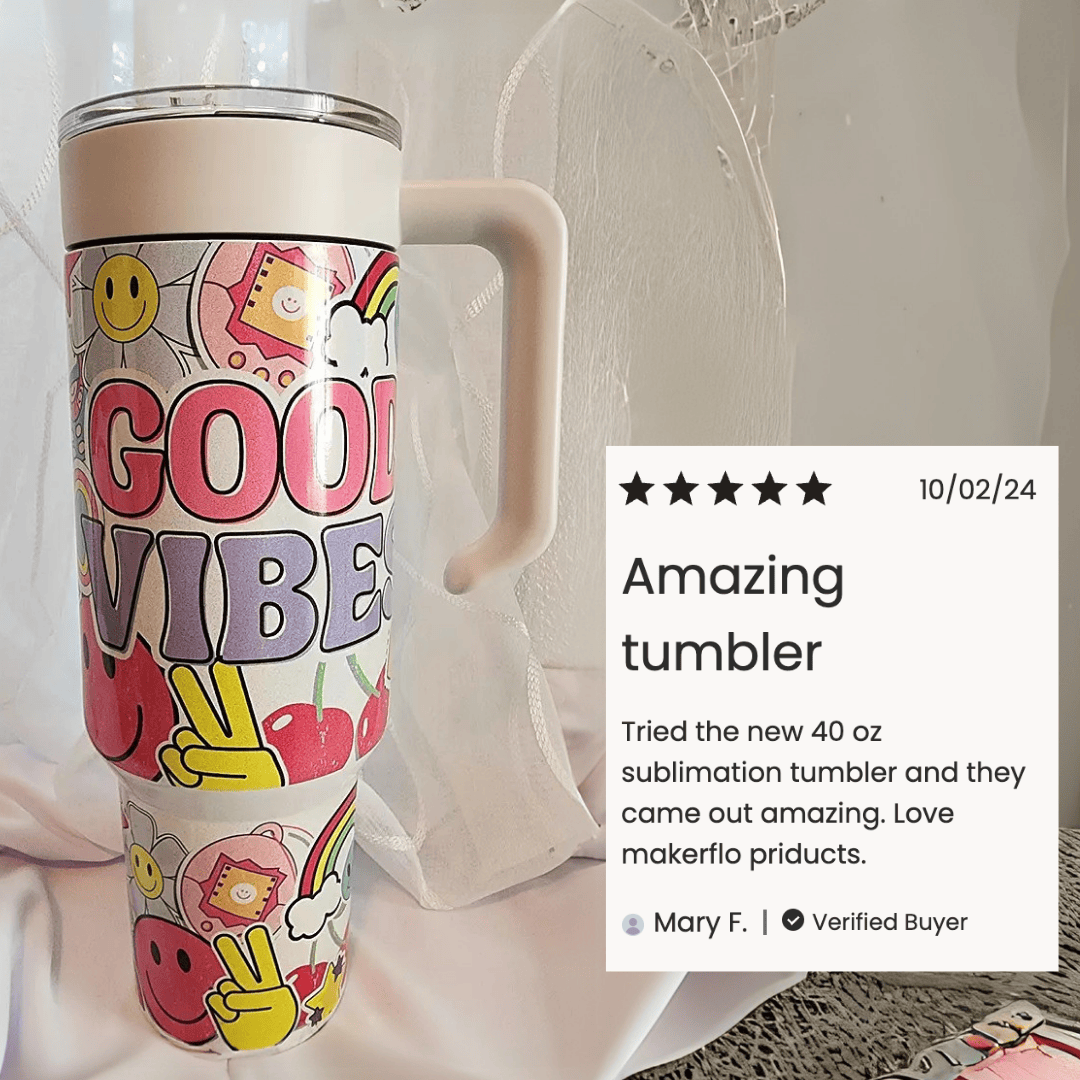 40oz sublimation tumbler, featured review