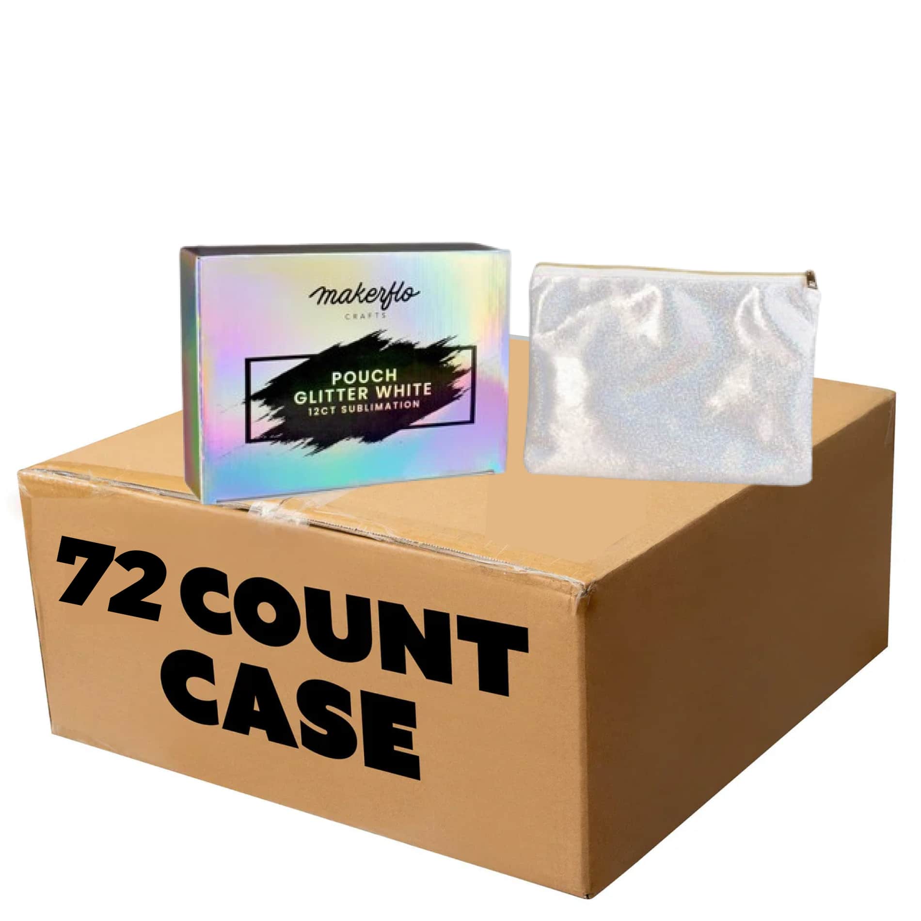 sublimation pouch bulk, case of 72