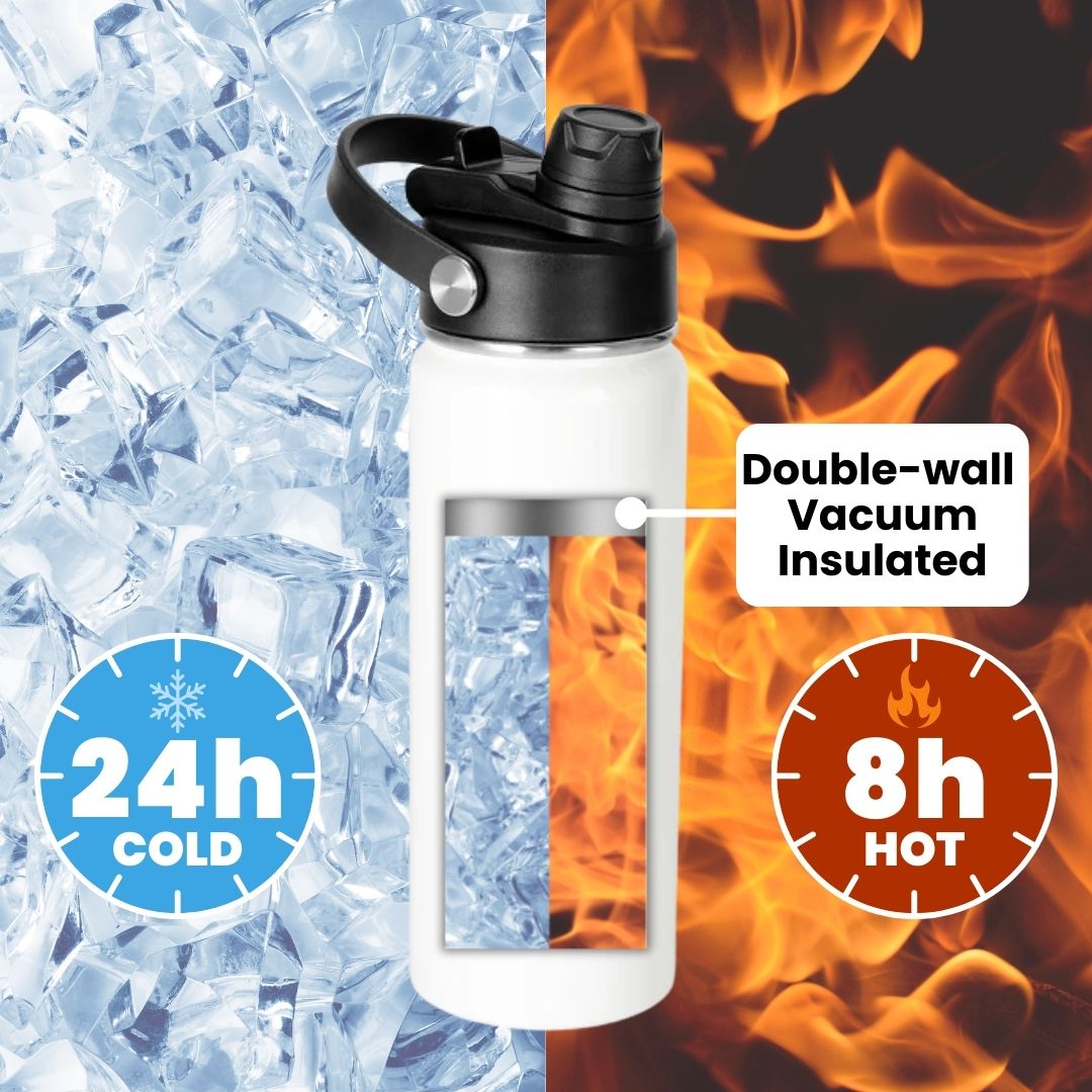 sublimation water bottle, insulated, double-wall