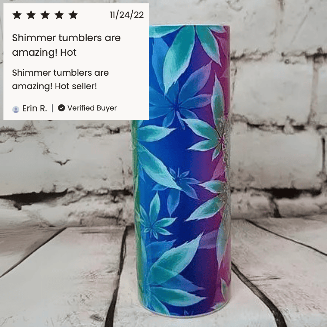 glitter shimmer tumbler, featured review