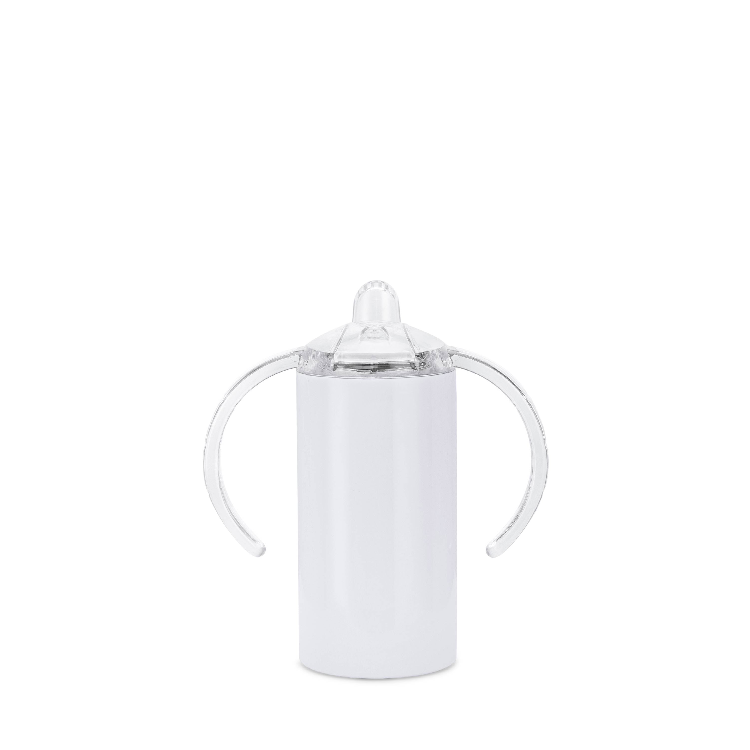 Sublimation 13oz/400ml Stainless Steel Sippy Cup with Spout (White) FL-10