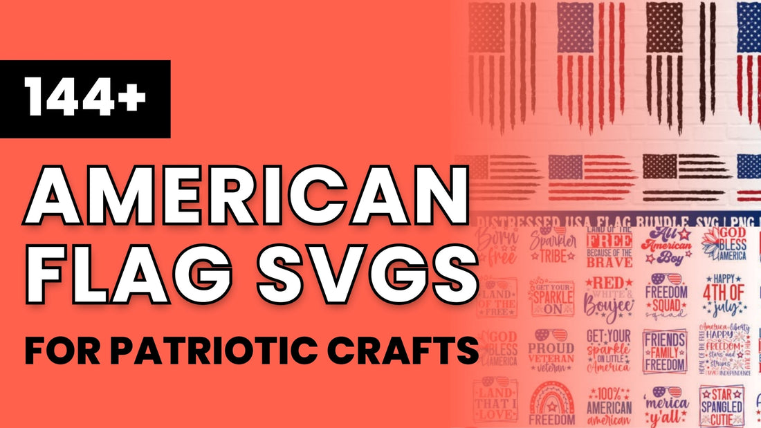 144+ American Flag SVGs (for Veteran’s Day, 4th of July & More)