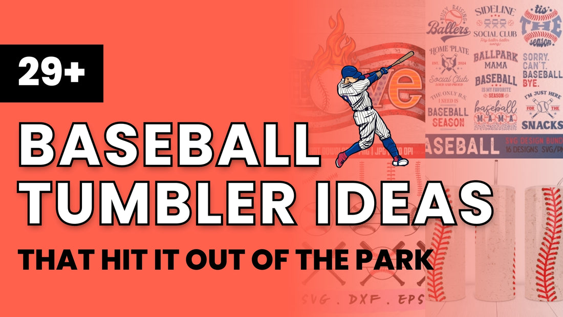 29 Baseball Tumbler Ideas That Hit It Out of the Park