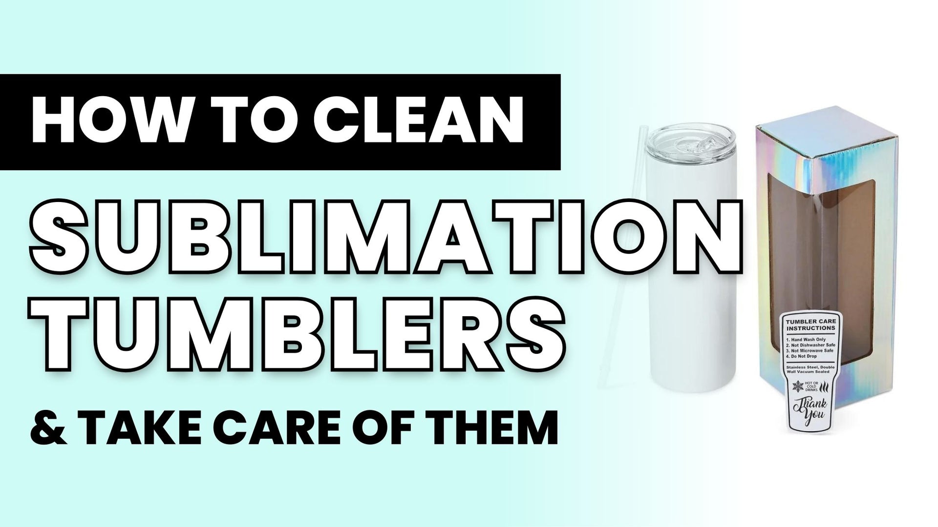 Sublimation Ready Tumblers - Save A Cup Canada