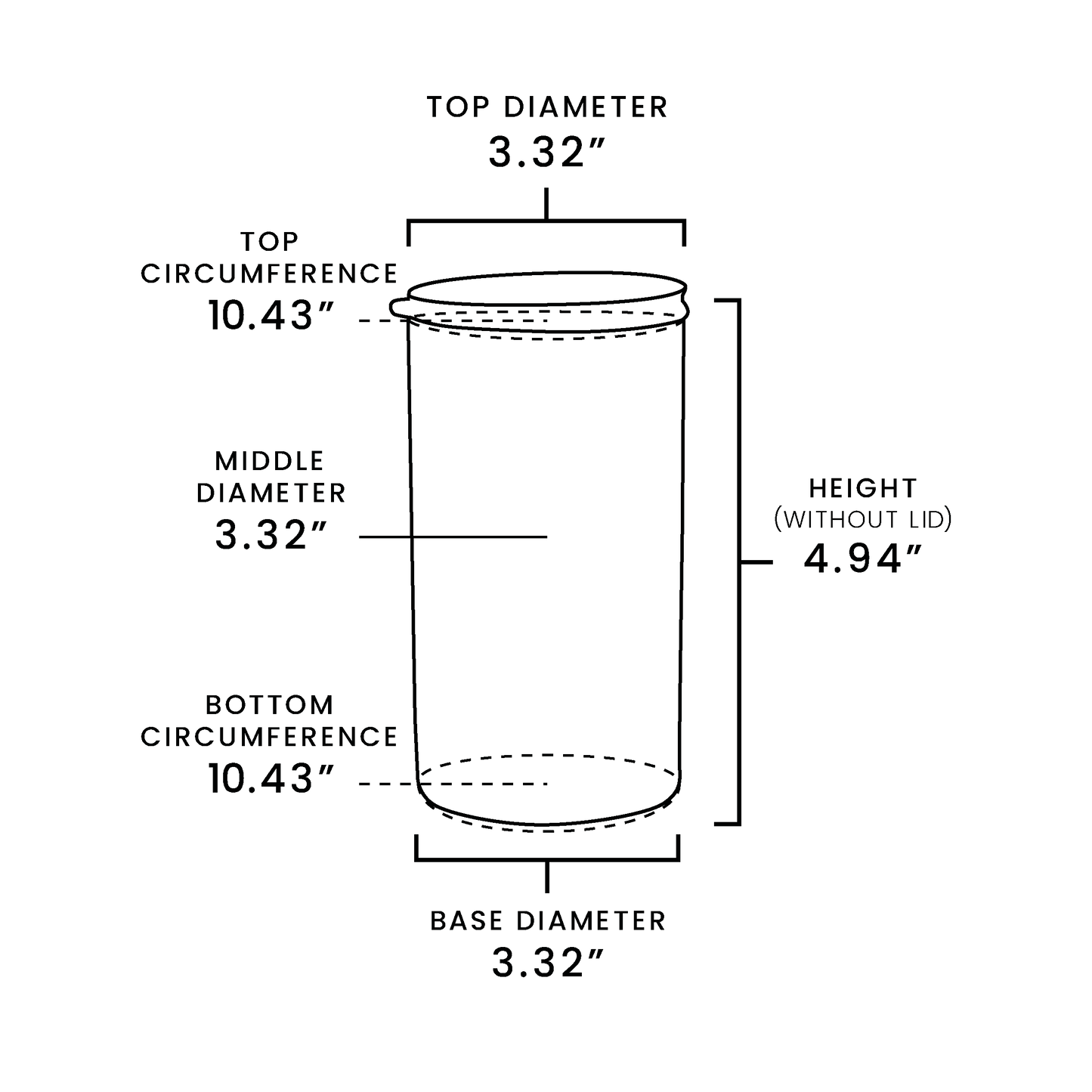 14oz Thick Tumbler