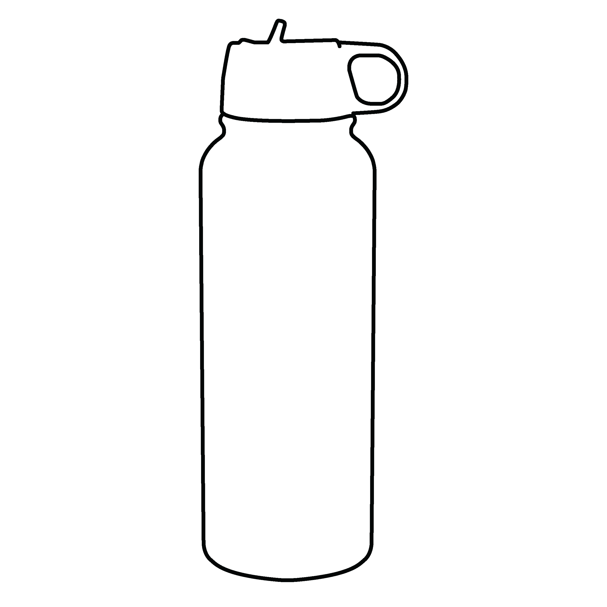 Totowa Trendy Water Bottle, 18oz.