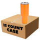 bulk 40 oz tumbler orange case 25