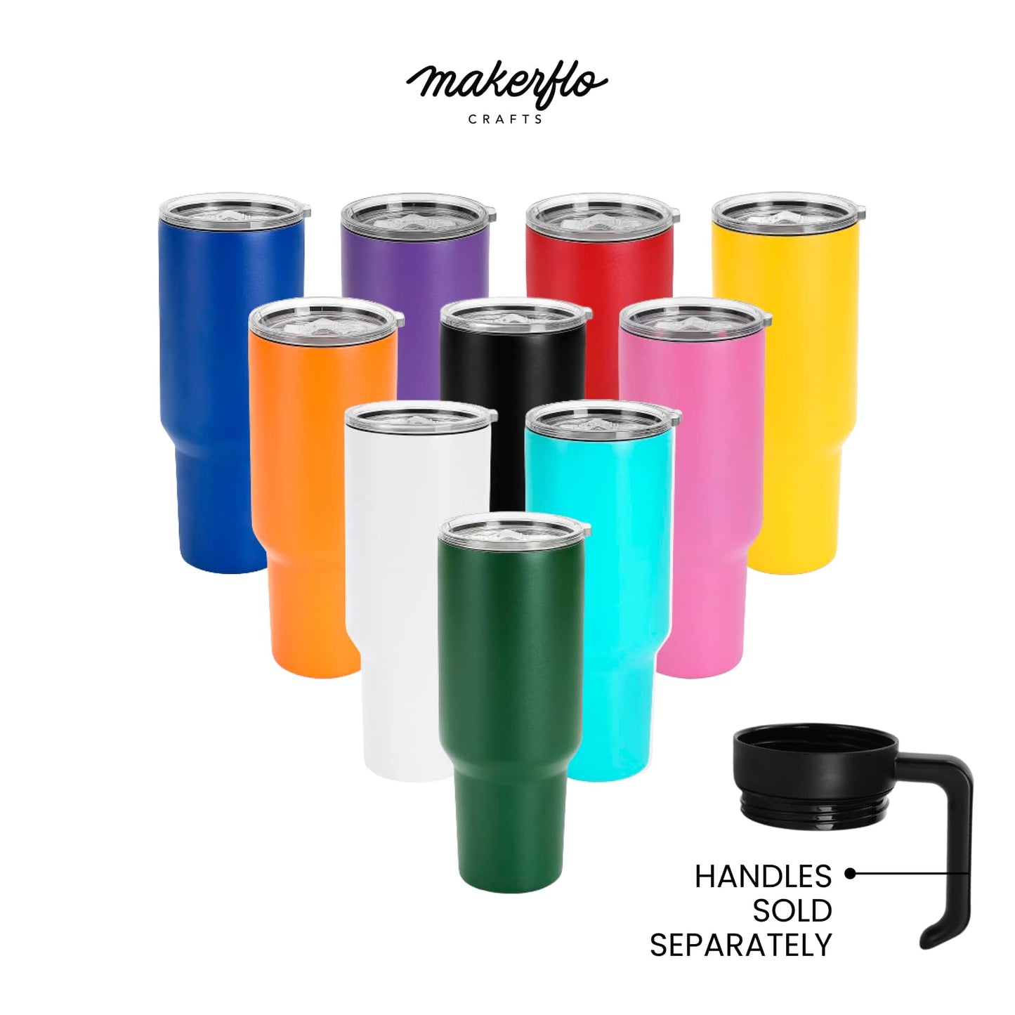 40 oz tumbler  - handle sold sep