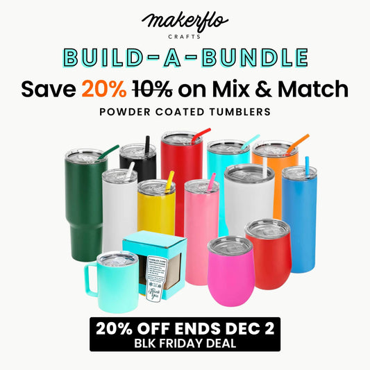 Powder Coated Tumbler Bundle