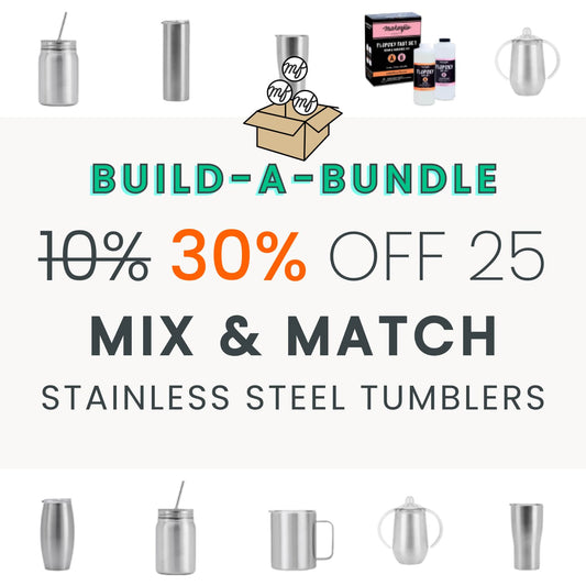 Stainless Steel Tumbler Bundle