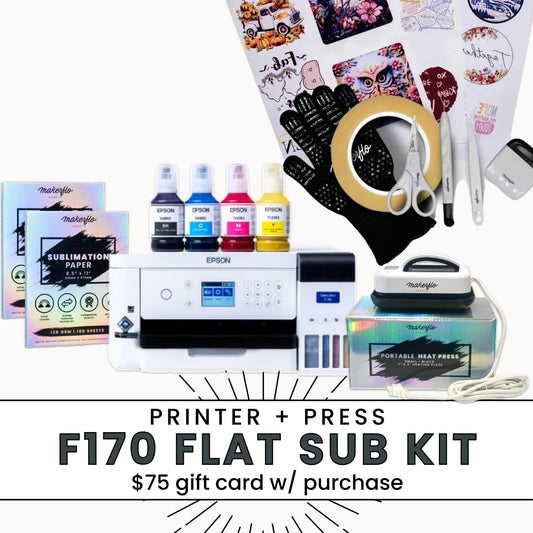Epson® F170 Flat Items Sublimation Printer Kit