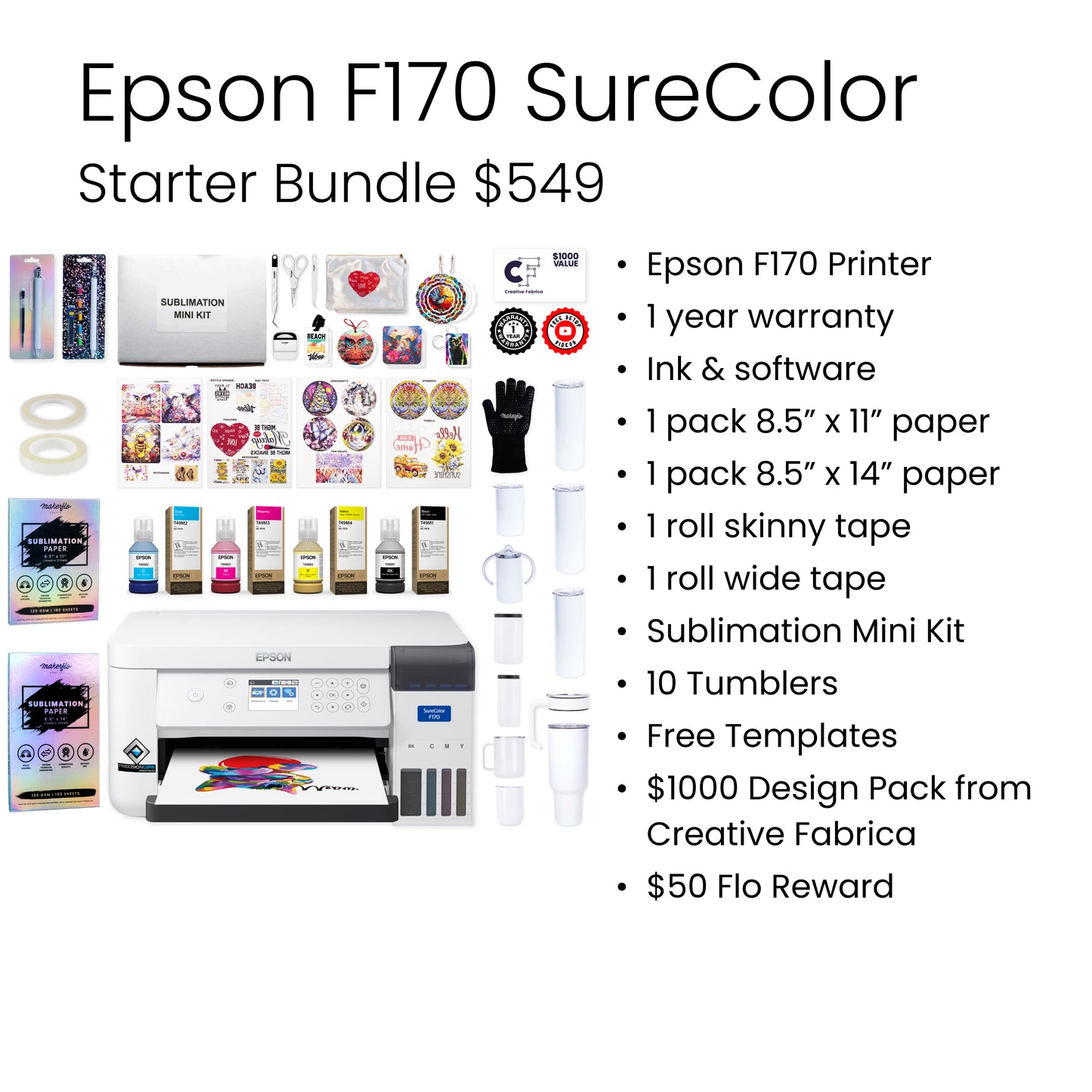 Epson F170 Starter Bundle