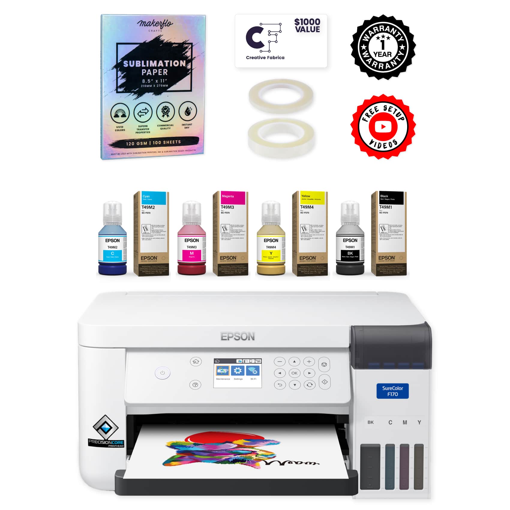 Epson® SureColor F170 Sublimation Printer