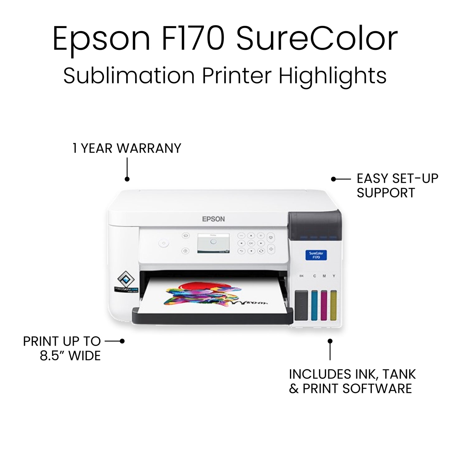 F170 SureColor Printer Highlights