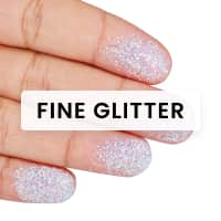 Fine glitter for epoxy resin crafts