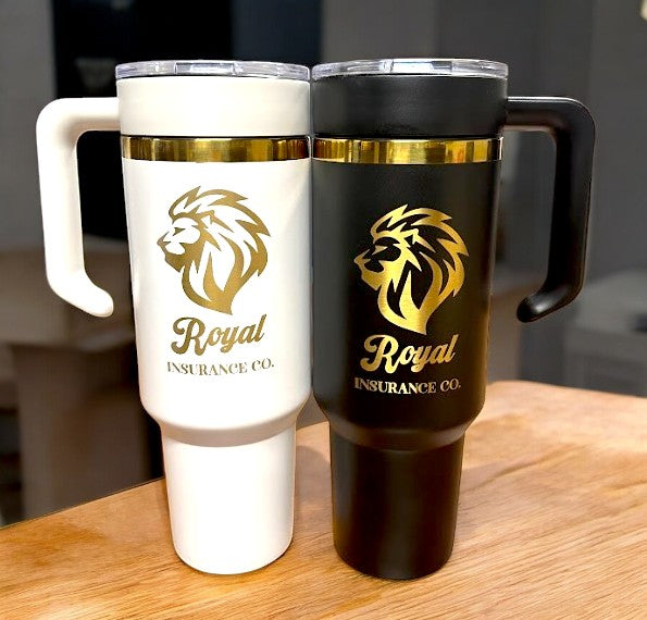 Vaso de 40 oz - Chapado en oro electrolítico