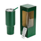 40 oz tumbler green box, lid, straw