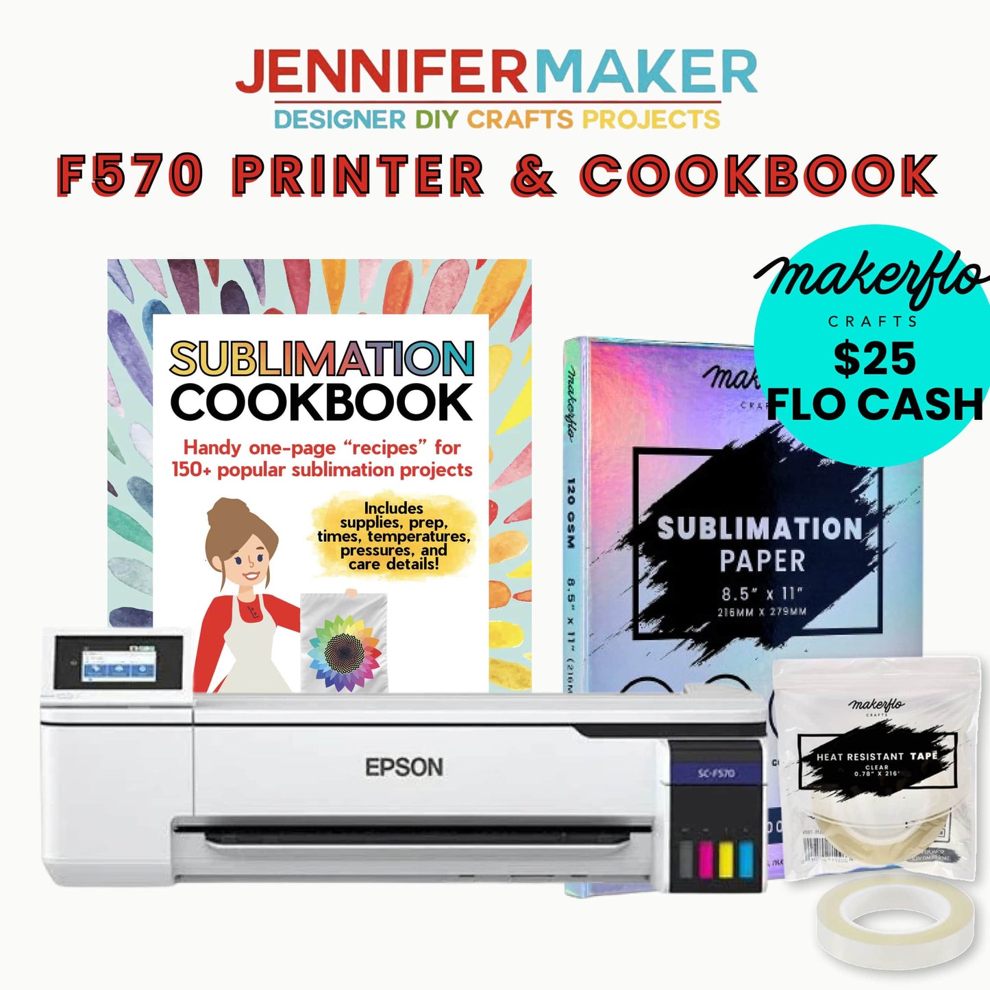 Epson F570 LE Printer & Cookbook