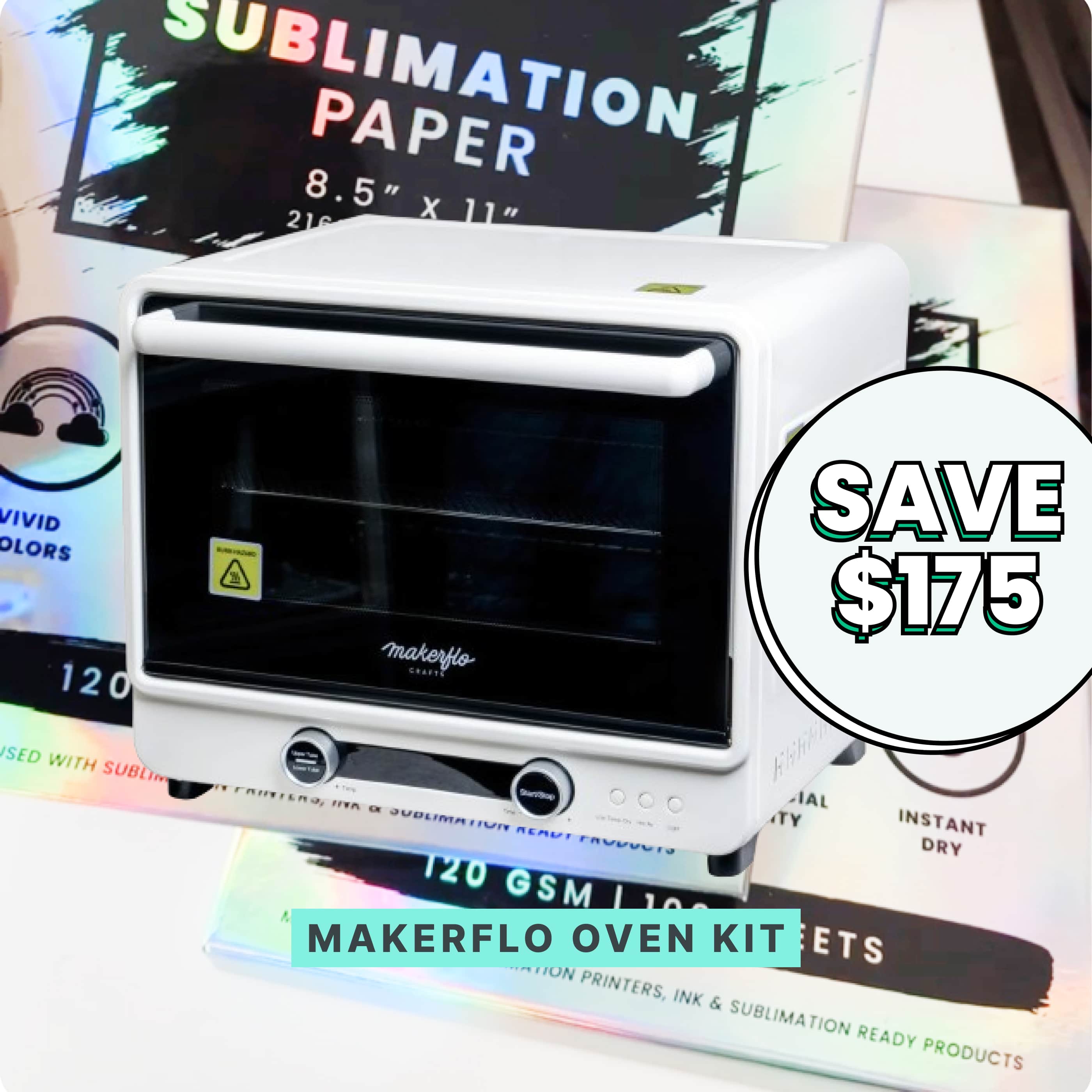 Sublimation Ovens & Heat Presses MakerFlo Crafts
