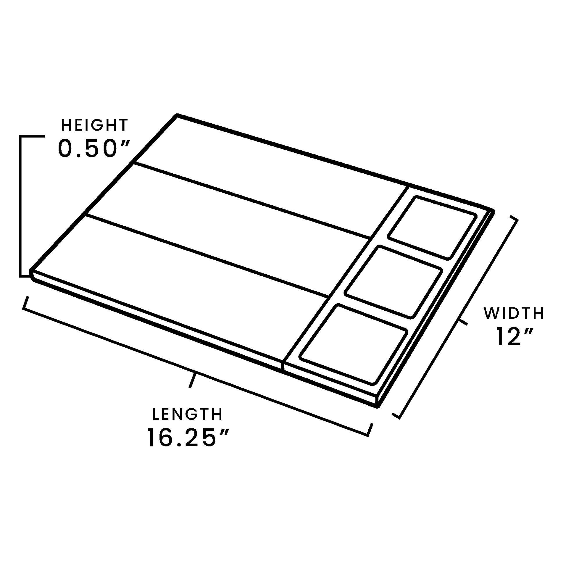 Board Laser Engraving Dimensions