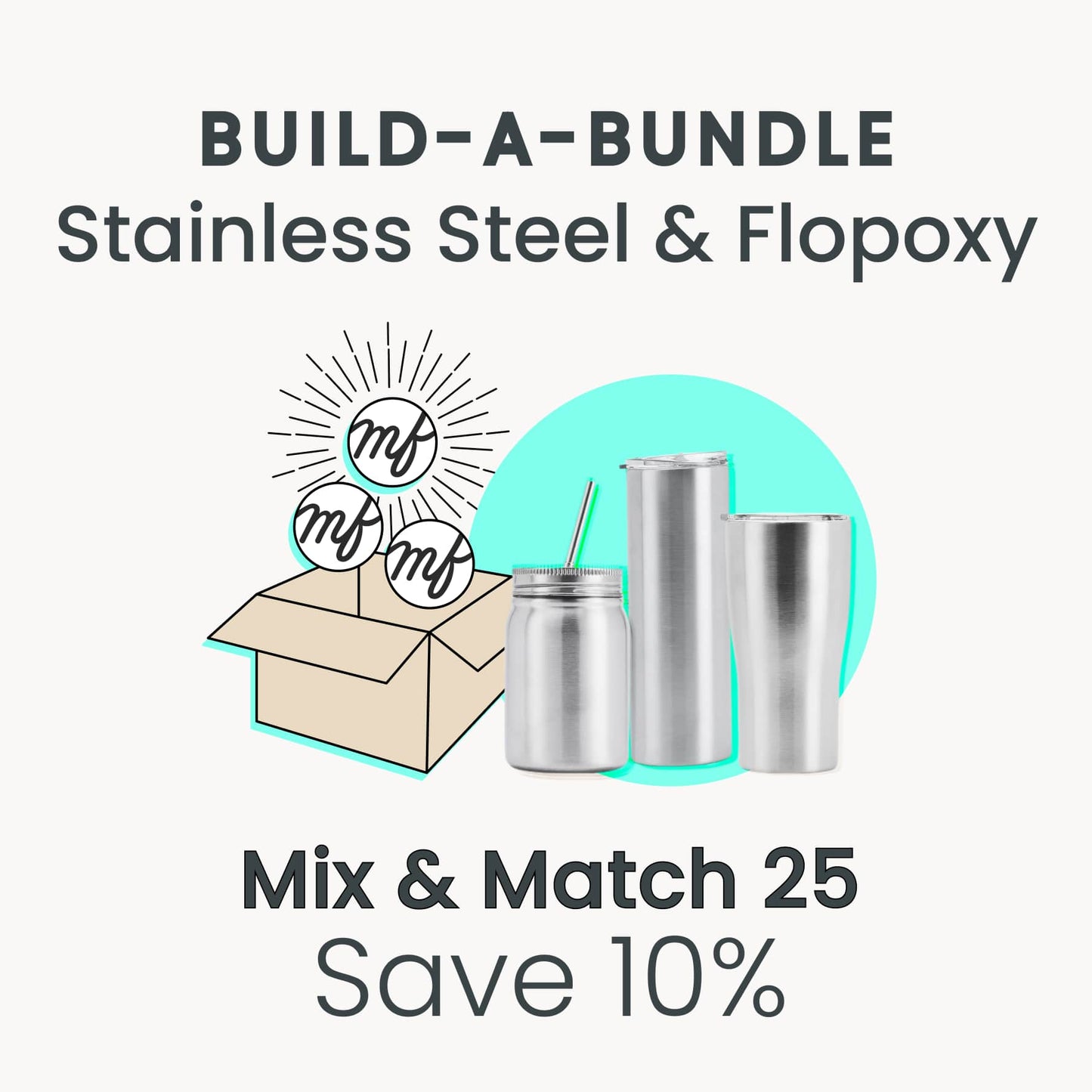 Stainless Steel Tumbler Bundle