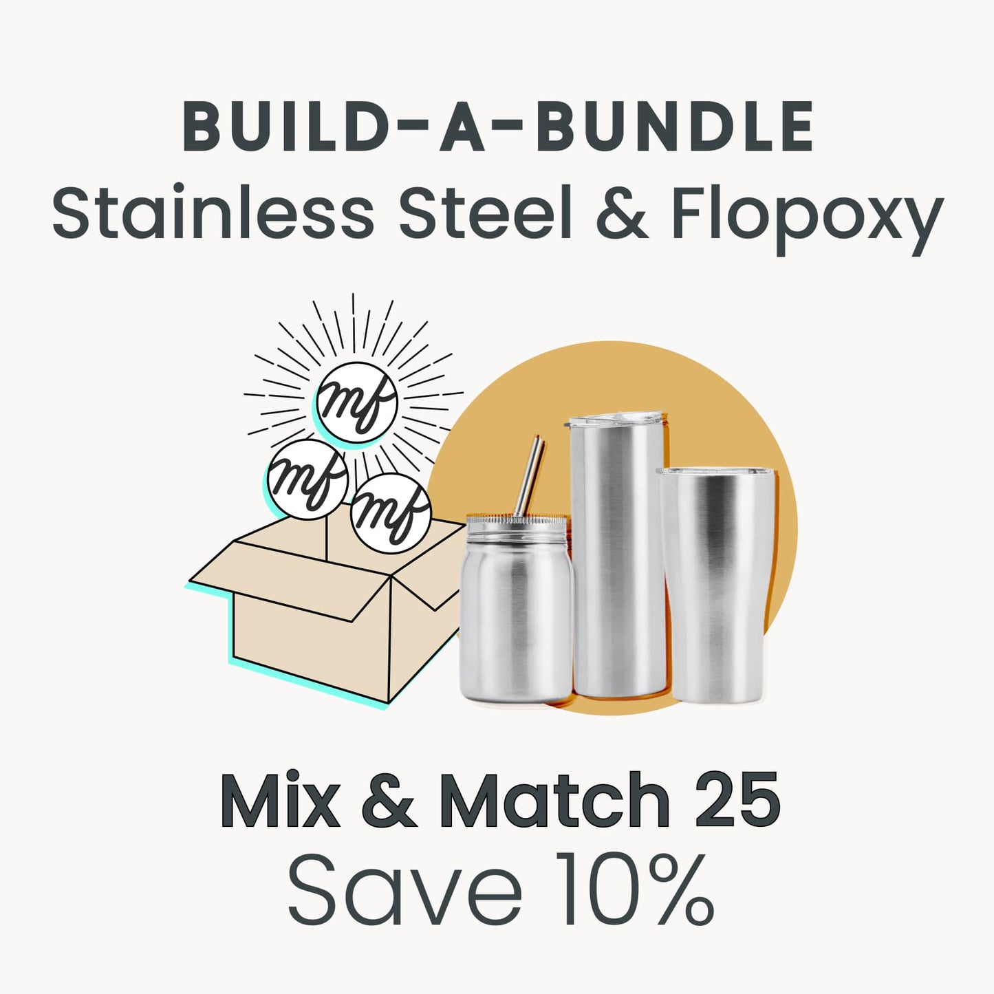 Stainless Steel Tumbler Bundle