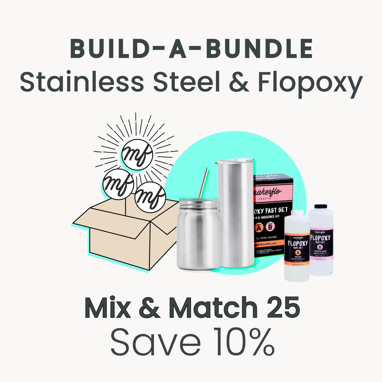 Stainless Steel Tumbler Bundle