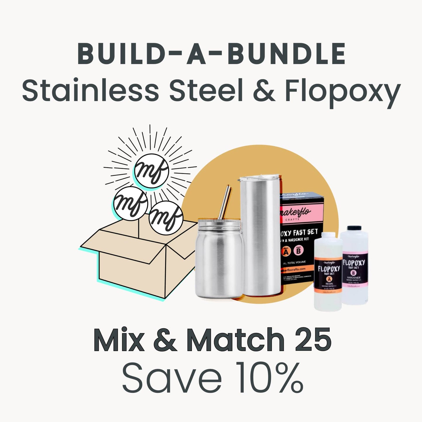 Stainless Steel Tumbler Bundle