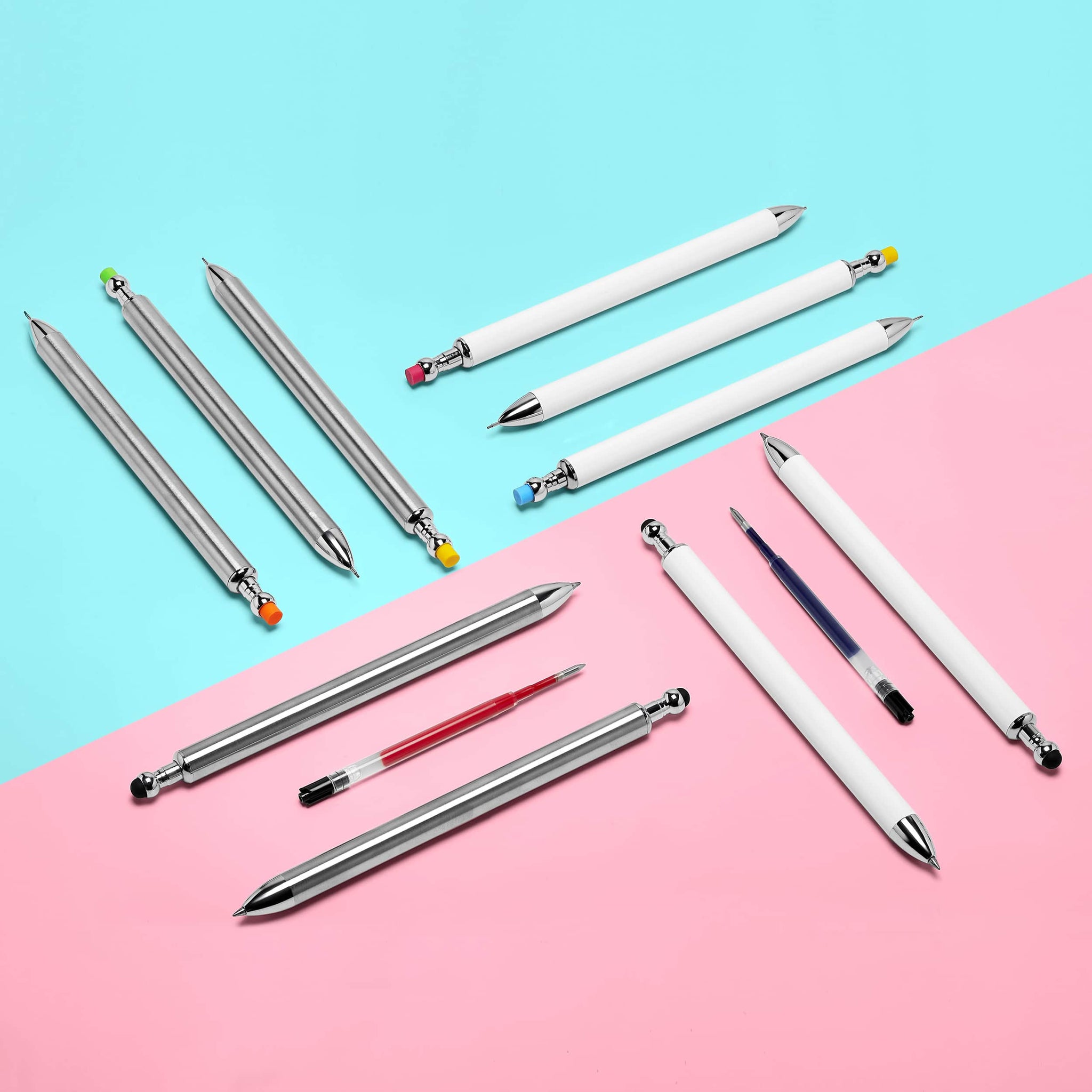 https://makerflocrafts.com/cdn/shop/files/Stainless_Steel_and_Sublimation_Craftable_Pens_Pencils_and_Chambers_2048x2048.jpg?v=1694033258