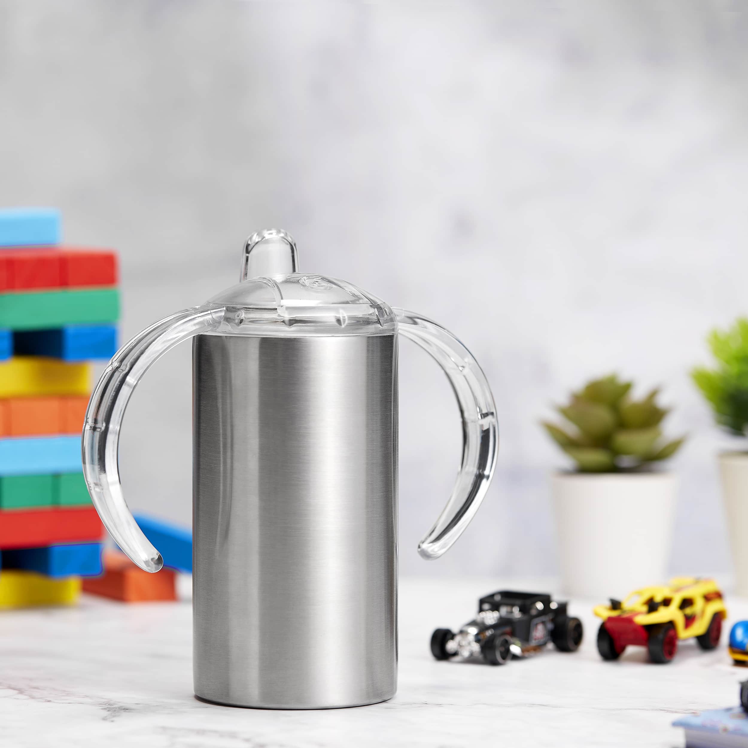 Stainless Steel Sippy Cups 350ml BPA Free Double Wall Vacuum