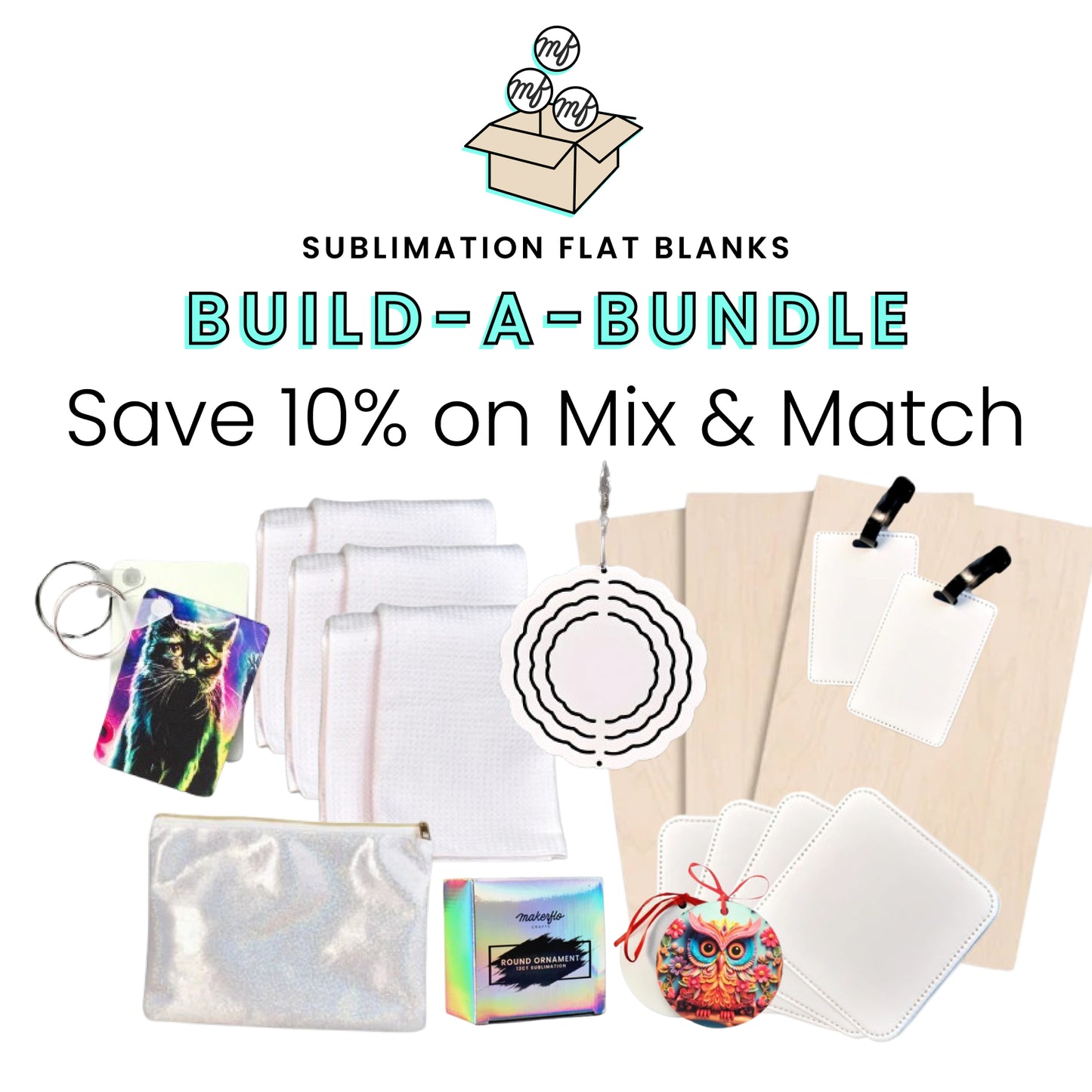 Sublimation Flat Blanks Bundle