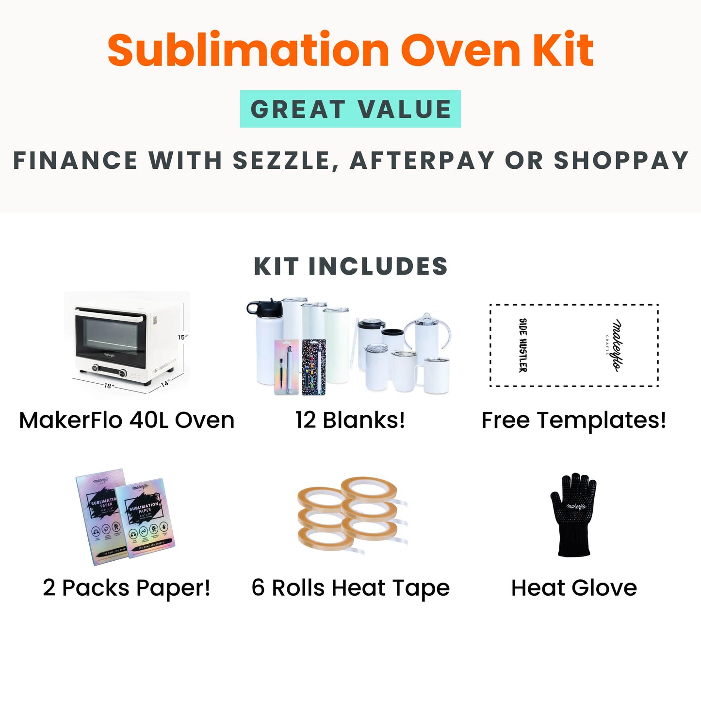 MakerFlo Sublimation Oven Kit