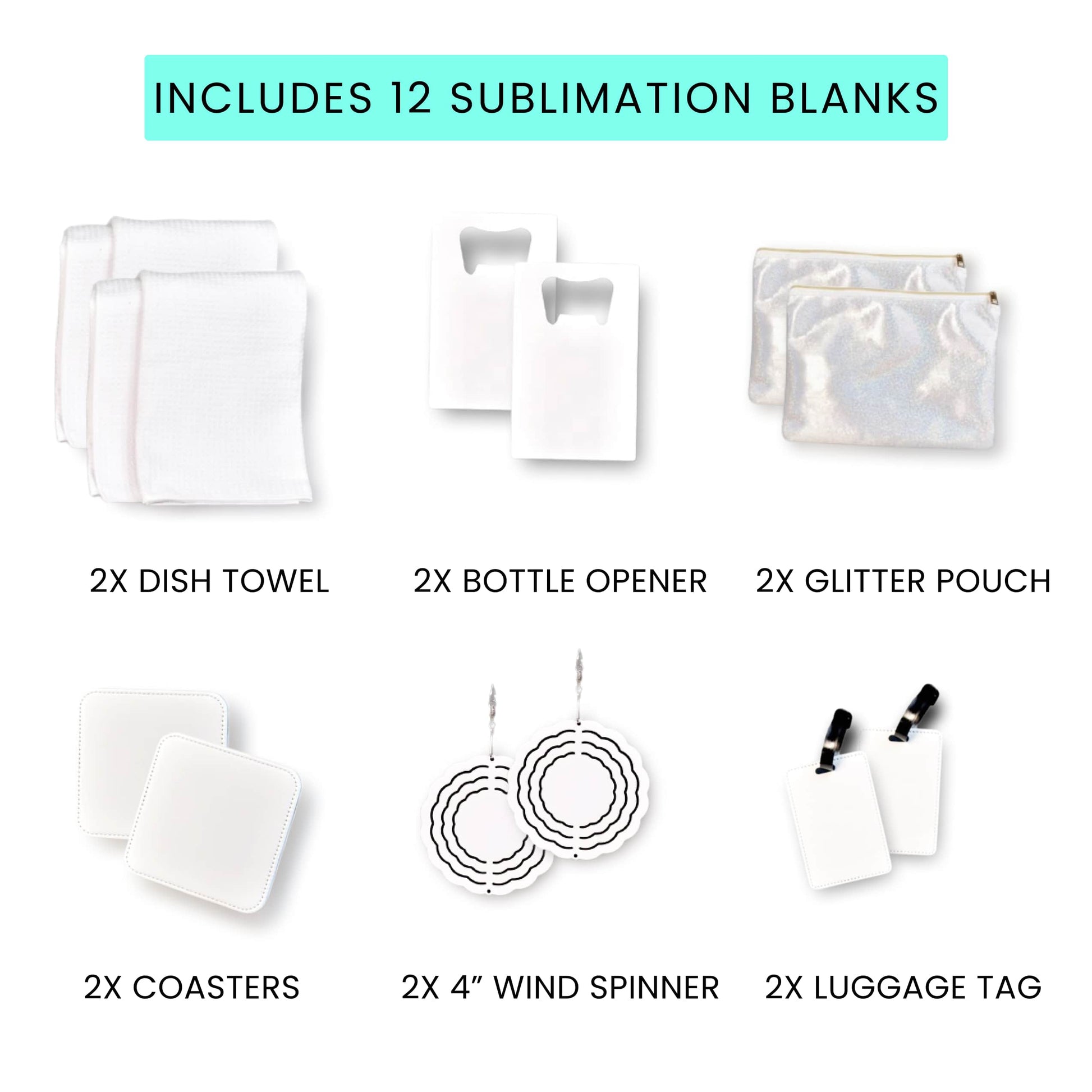 sublimation blanks, sublimation starter kit