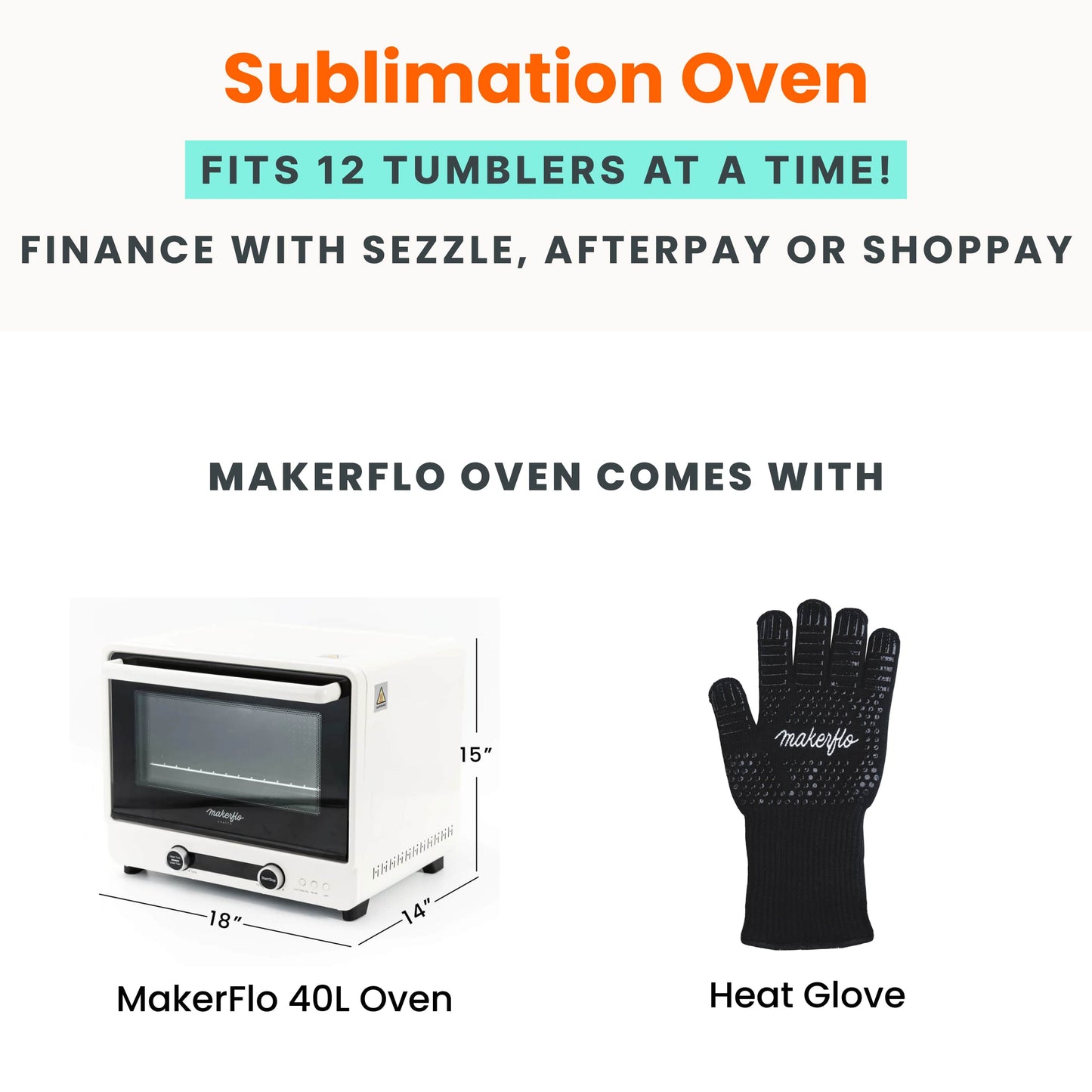 MakerFlo Sublimation Oven 40L