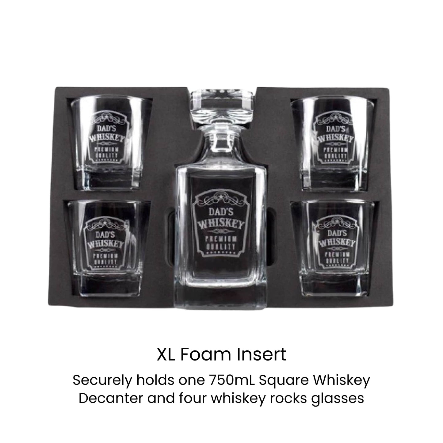 Whiskey Decanter Gift Set - XL