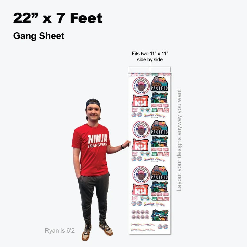 DTF Gang Sheet - Upload a Print Ready File