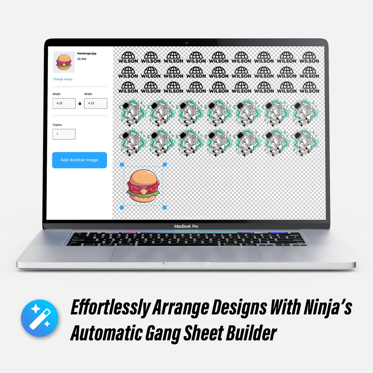 UV DTF Gang Sheet Builder