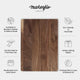 walnut wood product specs engraving