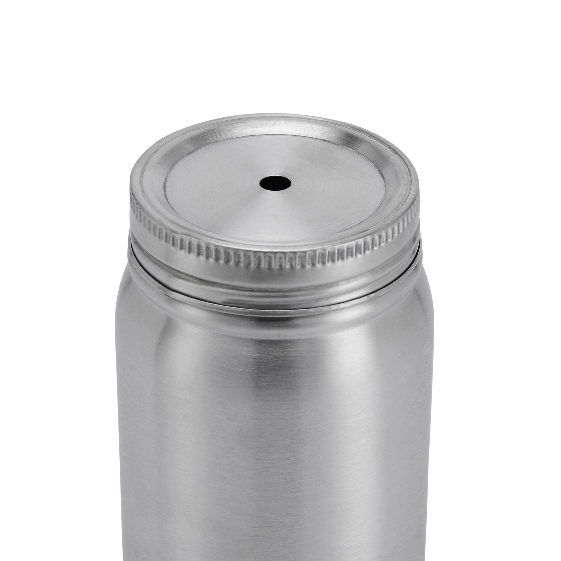 Mason Bottle - Stainless Steel 12oz Mason Jar, Single-Wall (Green)