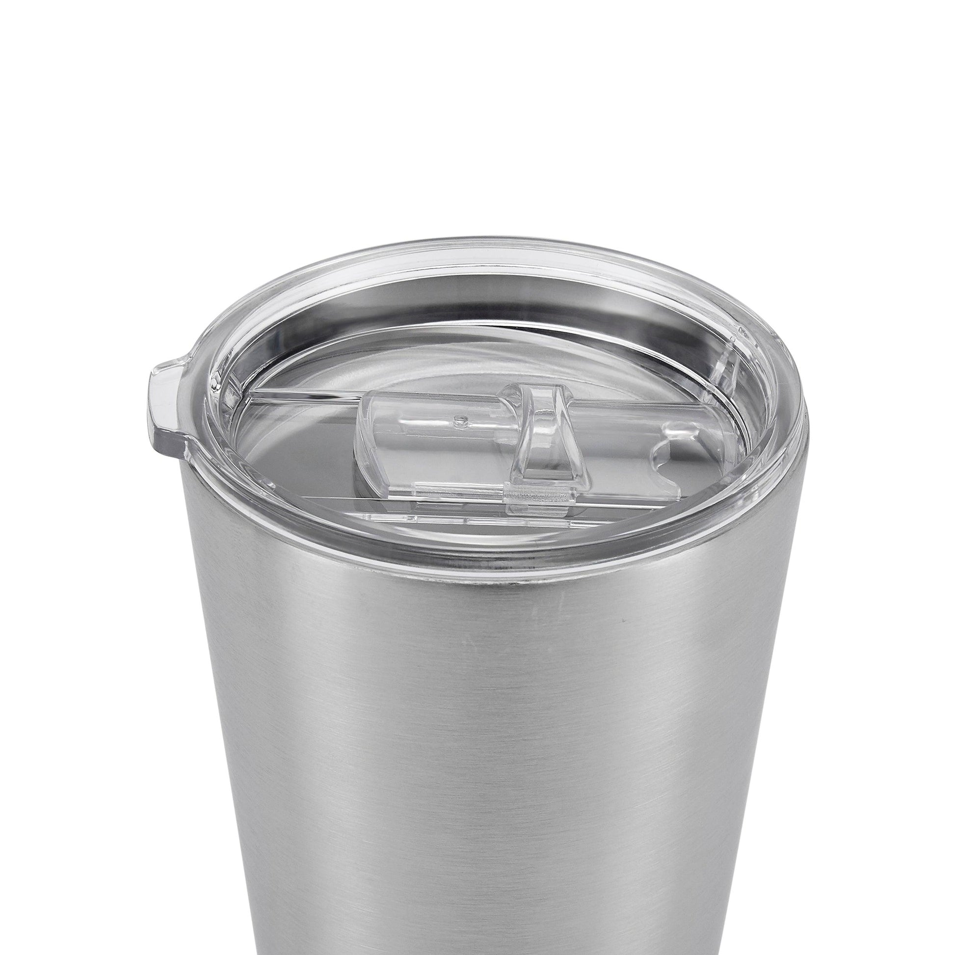 MakerFlo 12 oz, 25 Pack Mason Jar Stainless Steel Insulated Tumblers,  Silver 