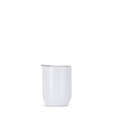 white 12oz straight wine tumbler