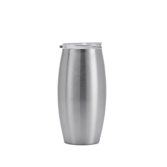 MakerFlo 20 oz Rimless Stainless Steel Insulated Tumbler, Silver, 1 PC