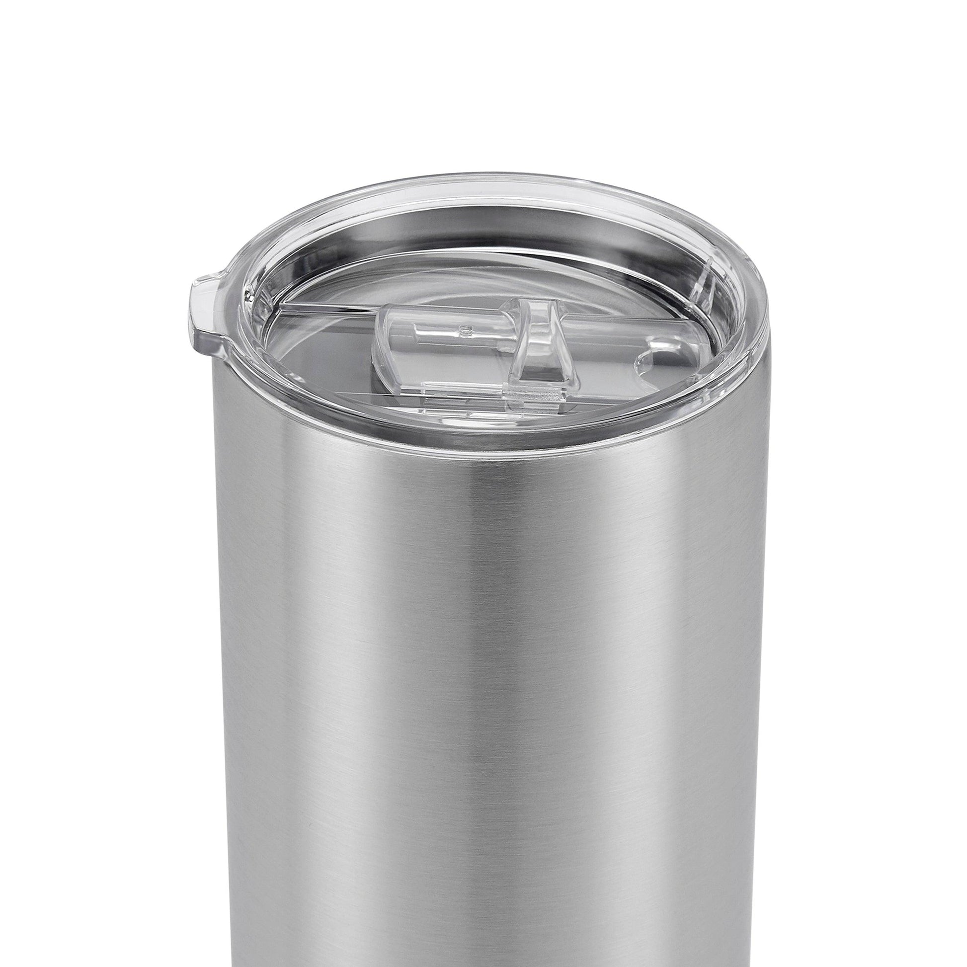 MakerFlo Case of 25, 12 Oz Kids Tumblers, Stainless Steel Vacuum Insulated  Cups, Silver