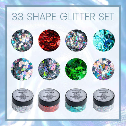 Dangerous Love Glitter Glitter Shapes Multicolored Chunky Glitter Shape Mix  Glitter Shape Variety Chunky Glitter Mix 