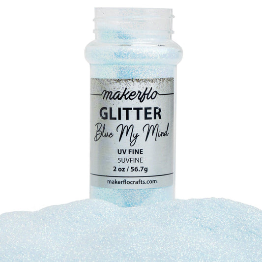 MakerFlo Crafts Skinny Tumbler - Glitter Shimmer, Sublimation, 20oz