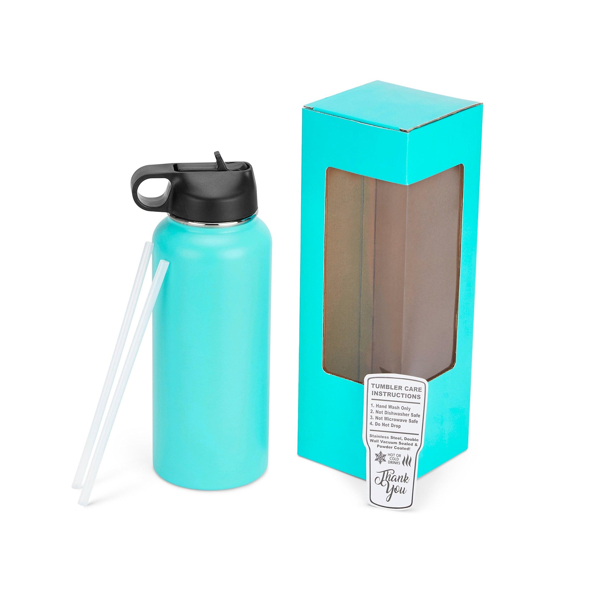 Sublimation Blank Hydro Tumbler, Sipper Water Bottle With Handle