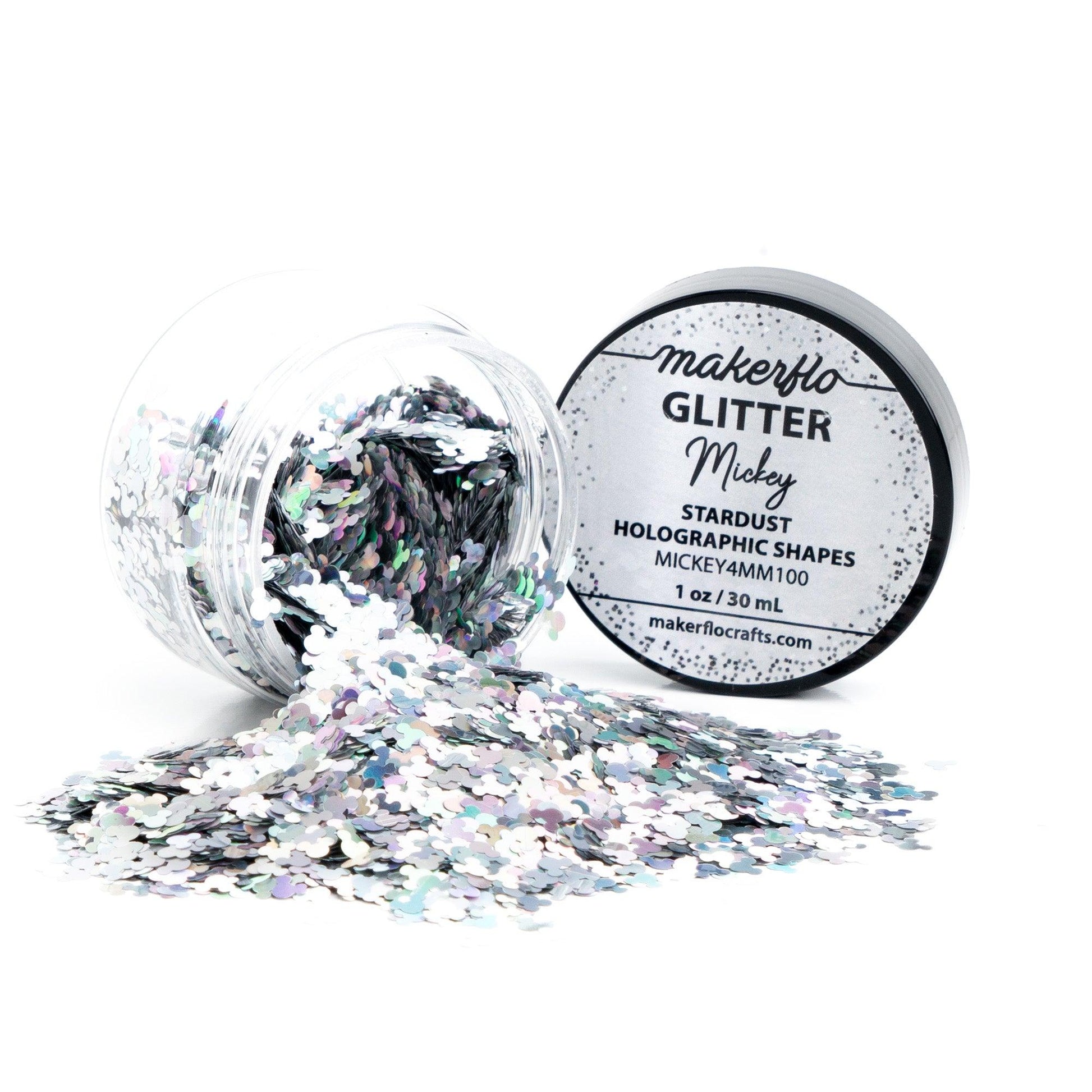 MakerFlo Holographic Chunky Glitter 24 Pack, 20 oz Each