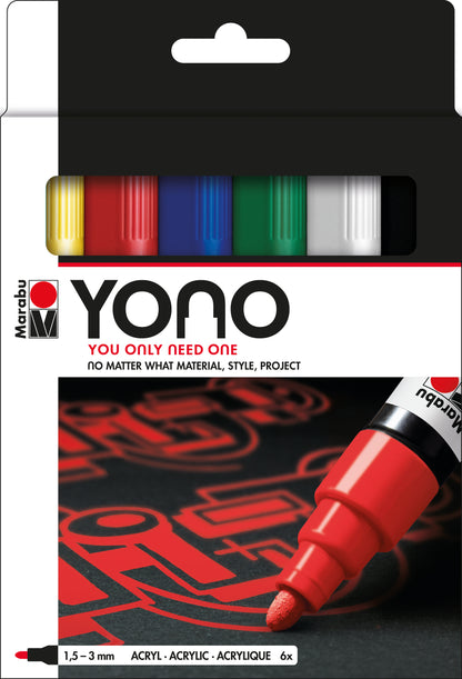Marabu YONO Markers 6-Pack