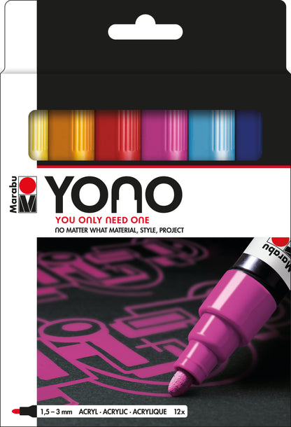 Marabu YONO Markers 12-Pack